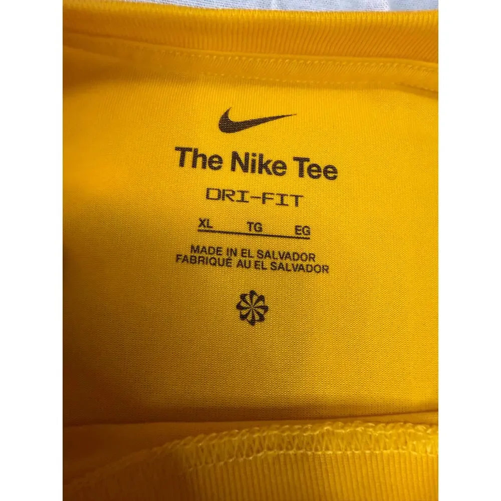 Nike Men’s Kansas City Chiefs Dri-Fit Logo Essential T-Shirt Yellow